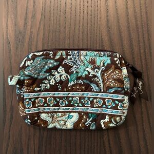 Vera Bradley Small Cosmetic Bag/Pouch - Java Blue (Retired Print)